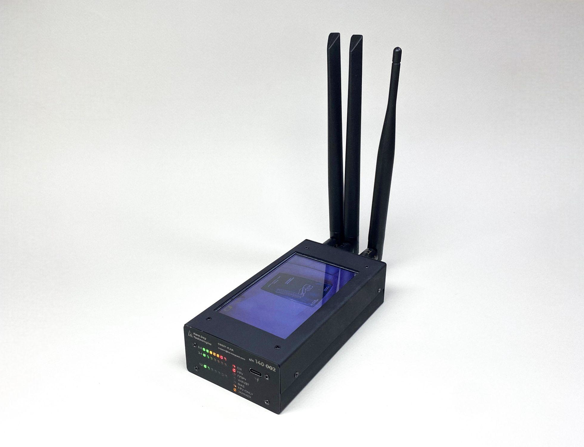 Wearable Drone Detector — Model 4 (Radio Spectrum Analyzer)